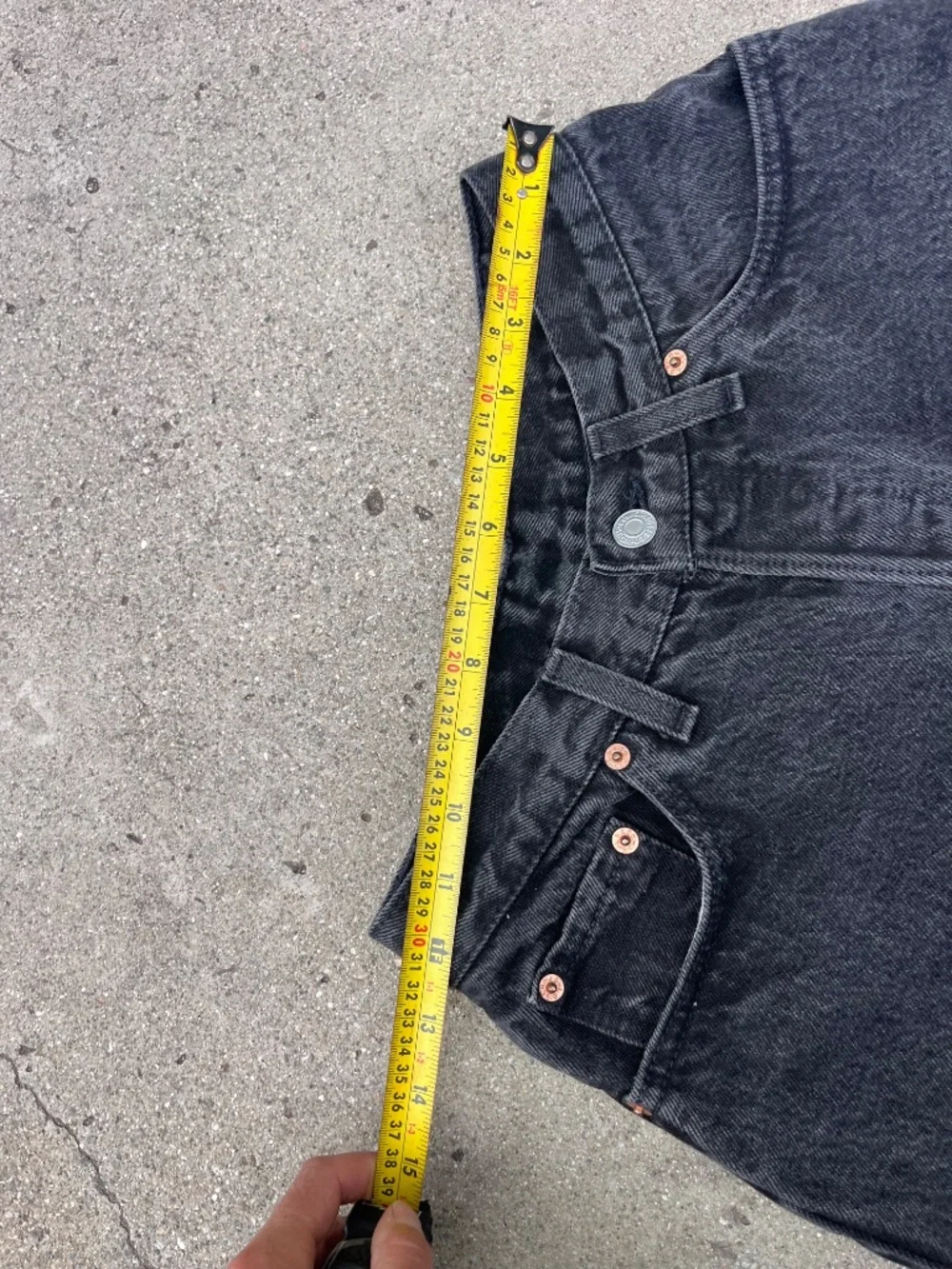 Levi's 501 jorts true vintage 90s made in usa long cut offs bermuda 23 24 25 26